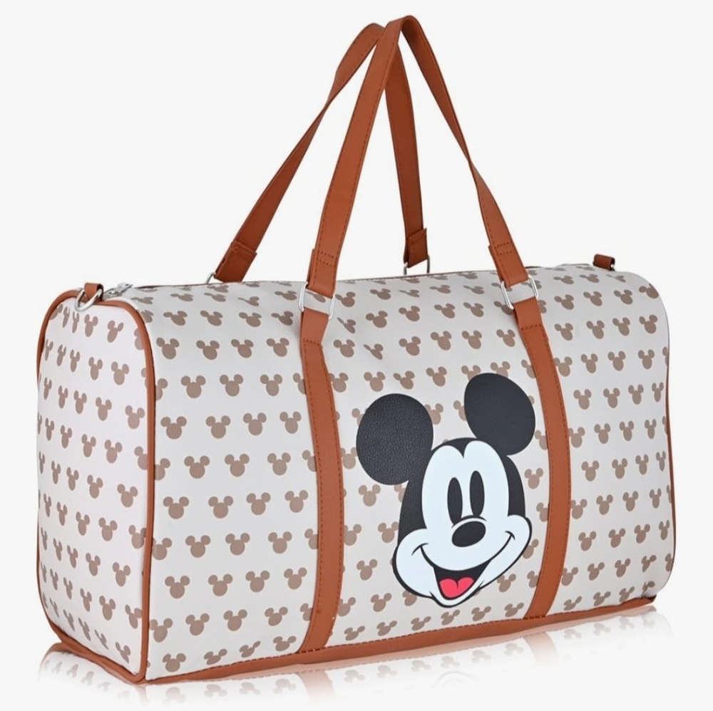NWT! Disney Mickey Mouse Duffle Weekend Travel Bag Duffel Men Women Carry on
